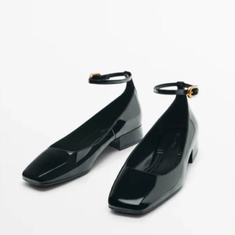 Black Patent Leather Women's Shoes
